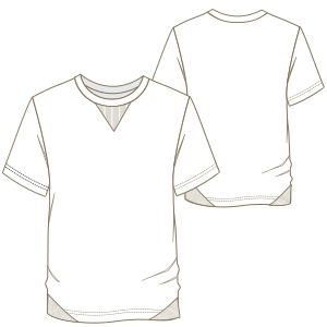 Fashion sewing patterns for MEN T-Shirts T-Shirt 7214